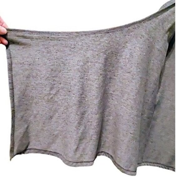 Danskin Now Semi-Fitted Gray Heather Open Front Cardigan Small 4-6 - Picture 6 of 11